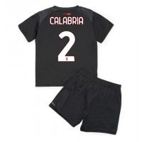 Fotbalové Dres AC Milan Davide Calabria #2 Dětské Domácí 2022-23 Krátký Rukáv (+ trenýrky)